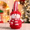 Adornos Navideños Grandes de Muñeco de Nieve Transfronterizos Tamaño Grande Mediano Pequeño Muñeco de Nieve Diseño de Atmósfera Nocturna del Centro Comercial Ping'an