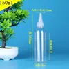 Frasco de 300ml com Bico Fino para Mistura de Cores, Tinta Líquida, Frasco Dispensador Espesso de Loção para Pet, Frasco de Apertar Vazio para Líquidos