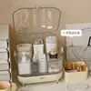 Caja de Almacenamiento de Cosméticos y Productos para el Cuidado de la Piel de Lujo Ligero para Celebridades de Internet Gabinete de Almacenamiento para Dormitorio Organizador Minimalista Moderno para Labiales y Cosméticos