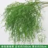 Ramo de Plantas Verdes para Boda, Hojas de Árbol, Espárrago, Arreglo Floral, Hierba de Planta, Decoración de Salón de Bodas, Hojas Verdes, Arreglo Floral Artificial