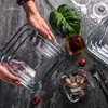 Fenix Cuenco de Cristal Templado Cuenco para Sopa Cuenco para Postre Cuadrado Cuenco para Ensalada de Frutas Vajilla Redonda Resistente al Calor