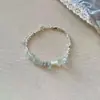 Pulseira de Concha e Búzios Estilo Resort à Beira-Mar, com Contas Empilhadas, Alto Valor Estético, Versátil, Joia Feminina Suave e Elegante