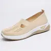Sapatos Femininos Verão Novos Casuais Temu Fábrica Transfronteiriça Solado Macio Respirável Moda Sapatos de Mãe Tênis Feminino Dropshipping