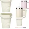 Adecuado para botas de silicona para vasos Stanley de 30 oz/40 oz. Cubierta protectora inferior para vasos Stanley. Cubierta protectora de silicona.