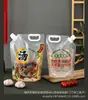 Bolsa para Base de Sopa Caliente para Llevar, Bolsa de Empaque para Sopa Caliente Picante, Bolsa de Empaque para Salsa Base de Sopa de Res, Bolsa de Vacío de Grado Alimenticio
