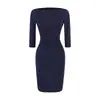 Vestido Curto de Uma Manga Só, Manga Três Quartos, Cintura Franzida, Modelo Rachel, Novo para Outono, Slim Fit, Bodycon, Estilo Hot Girl