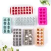Molde creativo para cubitos de hielo directo de fábrica, grado alimenticio, caja de hielo congelado, juego de moldes para gelatina y pudín DIY