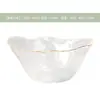 Vajilla japonesa Sijin tazón irregular para ensalada plato de vidrio de col tazón plato plato de fruta creativo taza de agua suministros de cocina