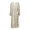 Oferta especial: vestido floral de gasa suave, verano 2023, nuevo vestido cruzado con cordones de hada fresca, 5875