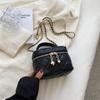 Bolsa pequena portátil para mulheres outono e inverno 2023 nova bolsa de corrente de losango de alta qualidade estilo ocidental saco de corpo pequeno saco quadrado