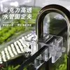 Clip de Fijación para Tubería de Agua de Acuario Transparente Clip para Tubería de Entrada y Salida Tubería de Alimentación Marco de Fijación para Tubería de Cambio de Agua Clip para Tubería de Tanque Acrílico de Acuario