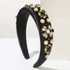 Moda Coreana, Frescos y Versátiles, Accesorios de Flor de Perla Incrustada con Diamantes, Diadema para Mujer, Moderna y Elegante, Accesorios para el Cabello de Gama Alta para Damas