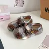 Zapatos Birkenstock forrados de felpa para mujer 2026 nuevo estilo invierno con velcro sin cordones zapatos cálidos de pelo 88-7519