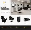 Sillón de Barbería Sencillo Reclinable Silla para Cortar el Cabello Especial de Salón de Alta Calidad para Cortar el Cabello, Permanente, Teñido, Fábrica de Peluquería Venta Directa