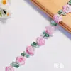 Suministrado Directamente de la Fábrica de Origen, Encaje de Diez Colores Soluble en Agua, Accesorios de Adorno Floral Bordado Multicolores en Stock
