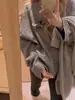 Camiseta de Manga Larga a Rayas Color Block Estilo Casual para Mujer, Top Delgado con Decoración 3D, Top Coreano de Cuello Redondo para Primavera y Otoño