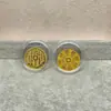 Pegatina de Teléfono de Oro Puro 999 Oro 2mg Princesa Por Favor Hazte Rico Rápido Lámina de Oro Atrae Dinero Pequeño Regalo Promocional Venta al por Mayor desde el Fabricante