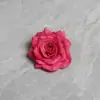 Cabeça de Flor Rosa Simulada Flor Falsa Grampo de Cabelo Acabado Material de Flor de Seda Artesanal DIY Acessórios de Decoração para Guirlanda de Casamento