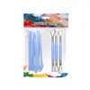 Conjunto Multifuncional de Ferramentas de Argila Transfronteiriço para Argila, Massa de Modelar Macia, Escultura, Ferramentas de Modelagem de Escultura DIY