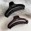 Pinça de Cabelo Grande Meia-Lua Simples de Alta Qualidade Estilo Coreano Cabelo Grosso Muito Cabelo Estilo Francês Preguiçoso Penteado Presilha Tubarão para Mulheres