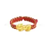 Anillo de Oro Puro 999 para Mujer, Estilo Nuevo, Anillo Trenzado de Cuerda Tejida Hecho a Mano, 24K, Venta al por Mayor para Regalos