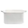 Cesta de Armazenamento Tecida com Fio de Algodão Amazon para Lanches, Cesta de Armazenamento para Itens Diversos, Cesto de Roupas Sujas, Cesto de Brinquedos Artesanal de Grande Capacidade