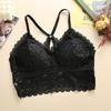 Roupa interior leve respirável respirável pele amigável tubo macio top push-up não-anéis sexual bonito sutiã francês para meninas