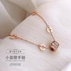 Pulsera de Cintura Pequeña de Moda para Mujer Diseño Nicho de Lujo Ligero Sentido Avanzado Pulsera Simple Novia Exquisita Pulsera Estilo Mori