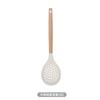 Fábrica en stock mango de madera espátula de silicona utensilios de cocina juego de 4 piezas antiadherente espátula especial cuchara grado alimenticio valla de pesca