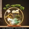 Cerámica Jinqi para Riqueza y Bendición Adornos de Agua Muebles Sala de Estar Entrada Mesa de Centro para Regalos de Inauguración