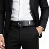 Cinturón de Piel Sintética para Hombre con Hebilla Automática, Cinturón Versátil para Amazon y Aliexpress, Comercio Transfronterizo