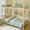 Nuevo conjunto de tres piezas de algodón puro estilo simple de dos tonos y color liso para dormitorio universitario clase A venta al por mayor
