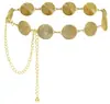 Adornos Transfronterizos Europeos y Americanos Patrón Retro Cadena de Cintura para Mujer Moda Versátil Cinturón de Cadena Metálica para Suéteres En Stock Venta al por Mayor
