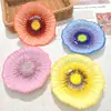 Flores de Papoula Sintéticas Acessórios de Resina DIY Cola Creme Presilha de Cabelo Capa de Celular Cordão Chaveiro Enfeites