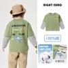 Camiseta de Manga Larga para Niño Estilo Europeo Derecho Atuendo de Otoño Camiseta Básica para Bebé Ropa Infantil Nueva 2026 Top para Niños de Primavera y Otoño