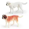 Conjunto de 2 Peças de Figuras Realistas de Cachorro PVC São Bernardo e Mastiff Alpino Modelos de Cachorro Brinquedos Educativos e Decorações para Crianças Colecionadores e Amantes de Cachorros