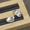 Botones metálicos con espejo de forma irregular, accesorios de ropa sencillos, botones cosidos a mano para camisas, trajes, abrigos y chaquetas, botones de aleación
