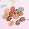 Cuentas de Vidrio Checo Color Mixto Pájaro Flor de Ciruelo Cuentas Espaciadoras Hechas a Mano DIY Pulsera Collar Cuentas Sueltas Accesorios de Joyería Venta al por Mayor