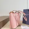 2026 Nuevo Modelo m Marca Bolso de Mujer Bolso Tote Rosa Bolso de Mano de Cuero Bolso Cruzado Gran Capacidad Bolso de Viaje