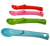 Cuchara de helado elástica de plástico de grado alimenticio para excavar bolas, cuchara para helado, cuchara para excavar frutas, cuchara para regalo