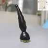 Masajeador de Cuerno de Sándalo Verde Flor de Loto para Puntos de Acupuntura Ocular, Masaje Facial Especial para Despejar Meridianos, Palo Morado de Sándalo para Estirar Tendones