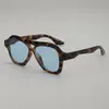 Nuevas Gafas de Sol de Color Gelatina Europeas y Americanas Doble Puente Moda Elegante Estilo Ins Punk Popular Mismo Estilo Anti-UV