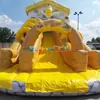 Castelo inflável infantil, cama elástica pequena, escorregador aquático, cama elástica inflável para pular interna e externa, parque de diversões, castelo travesso