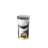 B52 copo de engolir cristal Copo de licor Jinshan Copo Bala Copo de destilados com folha de ouro Copo de coquetel Copo de shot fábrica atacado