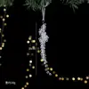 Decoración Navideña Transfronteriza de Amazon Colgante de Barra de Hielo Transparente Acrílico Colgante para Árbol de Navidad Colgante de Navidad