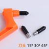 Cuchilla de Grabado 360 grados Giratoria Cúter de Utilidad Opcional 15 grados 30 Grados 45 grados Bolígrafo para Cortar Papel Cuchilla de Tallado Lista para la Venta