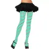 Accesorios para disfraces de fiesta pantimedias a rayas pantimedias de Halloween Navidad medias multicolor opcional