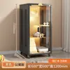 Villa para gatos jaula para gatos, lujosa casa de madera para gatos con puerta de cristal, casa para gatos con arenero integrado, nido para gatos transpirable y ahorrador de espacio