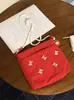 Bolsa de lona de manzana dulce y linda para niñas, nuevo modelo de verano 2026, alto atractivo estético, moderna, casual, bandolera de gran capacidad