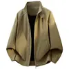 Chaqueta de Trabajo ACU para Hombre con Cuello Alto Hombres 2026 Otoño Invierno Nueva Llegada Retro Americano Holgada Streetwear Marca de Moda Ropa de Abrigo Hombres